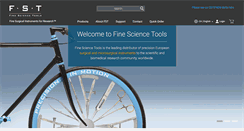 Desktop Screenshot of finescience.ca