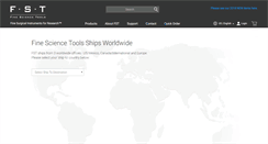 Desktop Screenshot of finescience.com