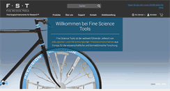Desktop Screenshot of finescience.de